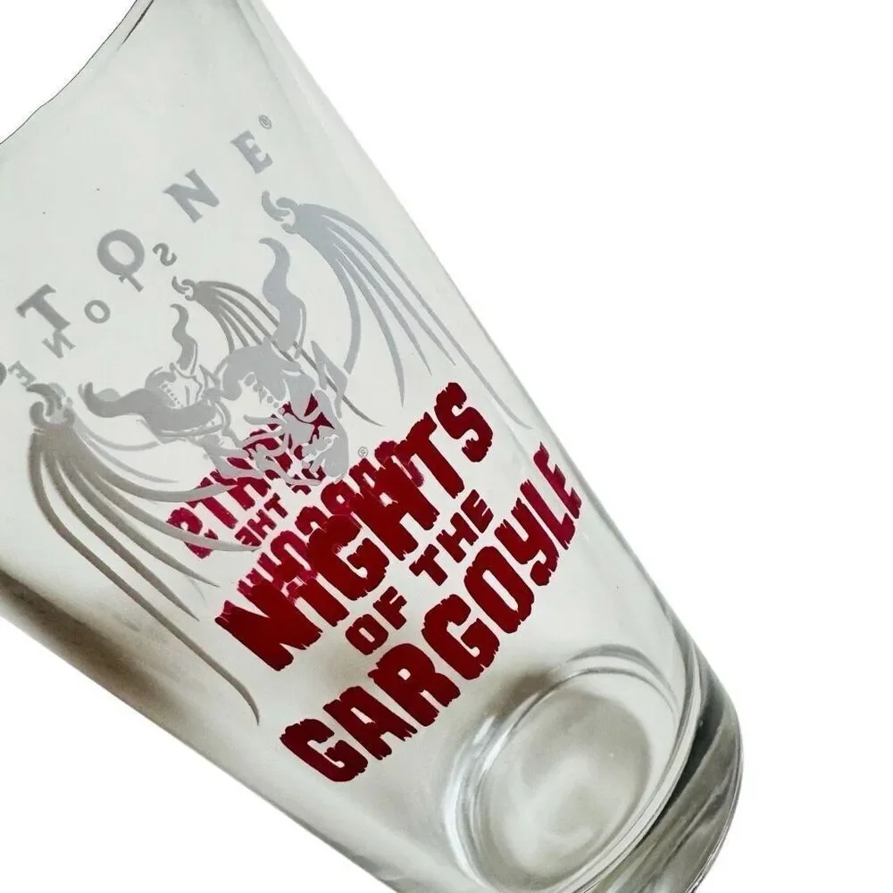 Pair Stone Brewing Nights of the Gargoyle Beer Pint Glass
